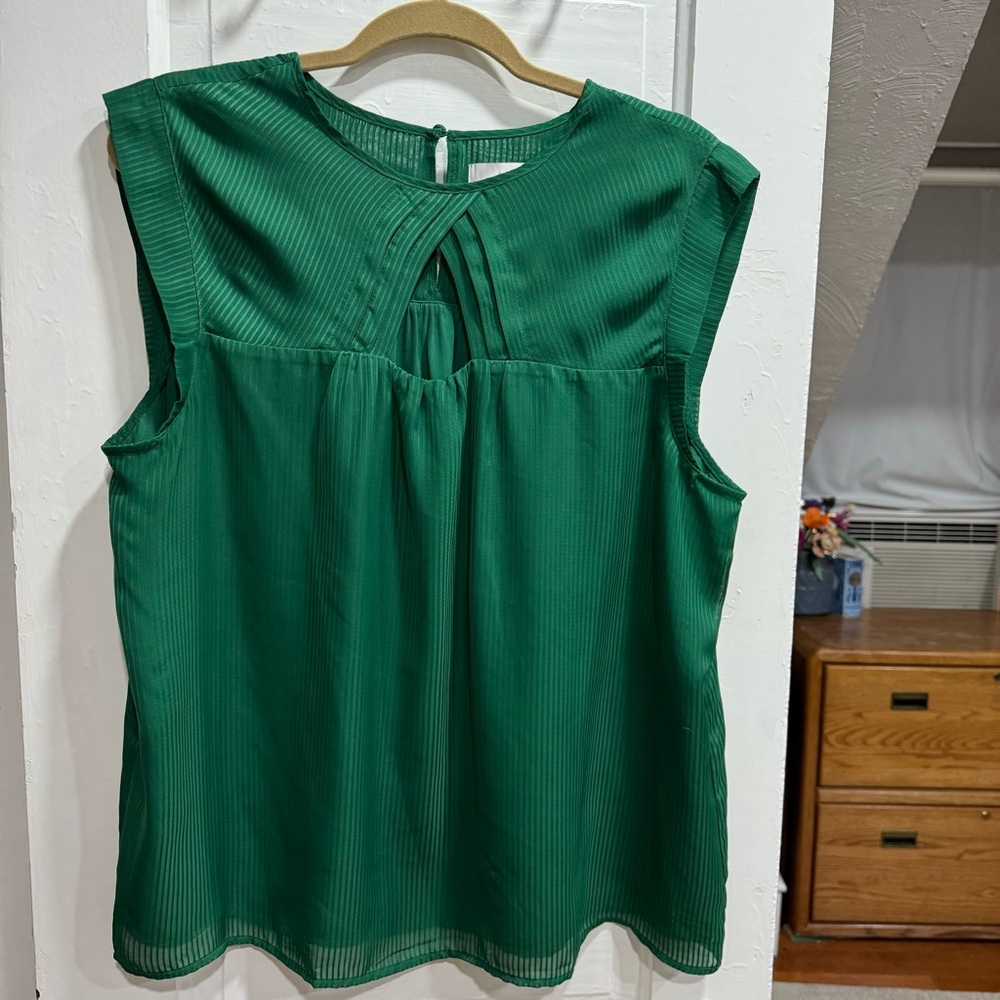 Loft Green Blouse